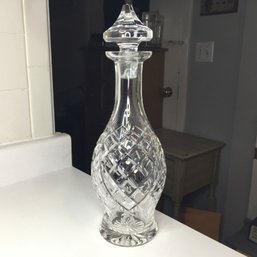 (1 OF 2) Fabulous WATERFORD Cut Crystal Liquor Decanter - No Damage / Issues - Very Pretty Piece ! NICE GIFT !