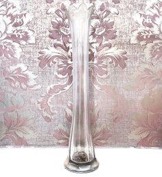 A Large And Lovely Stretched Glass Vase