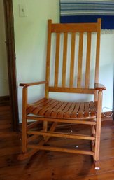 Wooden Slat Rocker