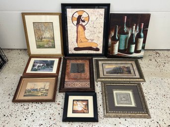 Lot Of 9 Pieces Of Artwork