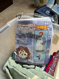 Craft Box With Adult Raggedy Ann Costume Kit