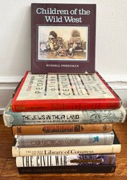 8 History Books, Mostly Coffee Table Books