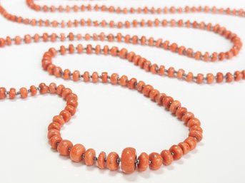 A Vintage Coral Necklace - C. 1970's