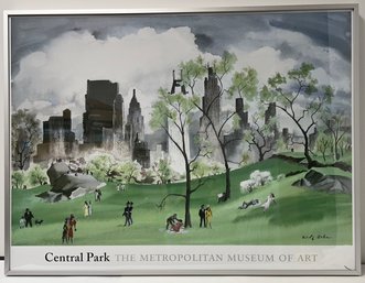 Framed Print - Spring In Central Park - Adolf Dehn - Metropolitan Museum Of Art - 26.25 X 34.75