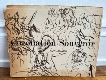 1953 Felik Topolski Chronicle 'Coronation Souvenir,' Drawings Of Queen Elizabeth II's Coronation