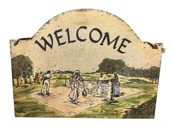 Vintage Welcome Sign