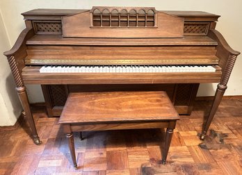 Vintage 1970s Story & Clark Piano With Bench Serial No.:472738