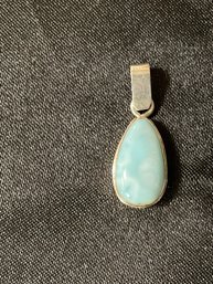 Larimar Sterling Pendant