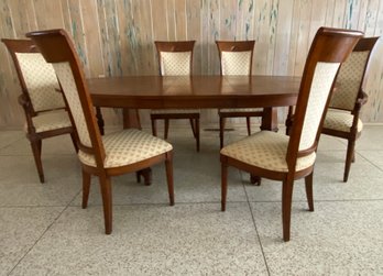Stunning Mid Century Dining Room Table With Six Chairs Attributed To John Widicomb