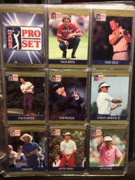 1990 Pro Set PGA Golf Card Set - M