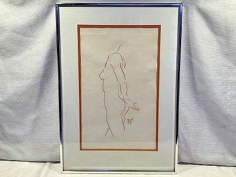 Simple Nude Study, Signed Billy 1/6