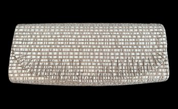 Metallic Silver Atelier Nihal Clutch