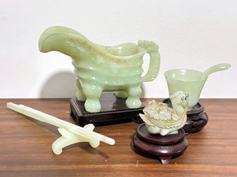 Vintage And Antique Jade Carvings