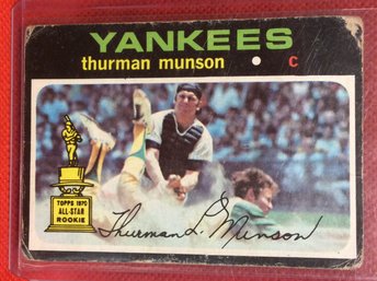 1971 Topps Thurman Munson - K