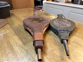 Two Fireplace Bellows