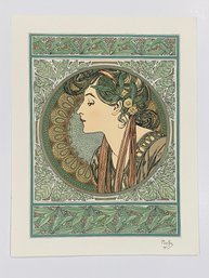 Alphonse Mucha Lithograph