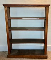 Mahogany Open Book Shelf