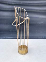 Mid Century Metal Wire Umbrella Stand/holder