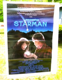 Original Movie Poster Starman Jeff Bridges 1984 John Carpenter Director