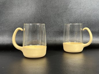 A Pair Of Vintage 1980s Collectible Pyrex Mugs Made For McDonald's