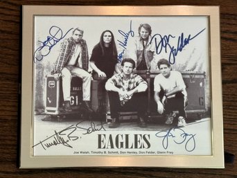 Autographed Eagles Photograph - With COA