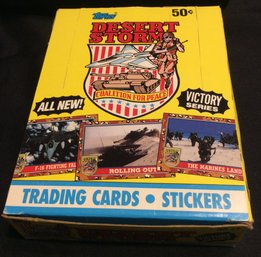 1991 Topps Desert Storm Victory Series Wax Box - 36 Packs - K