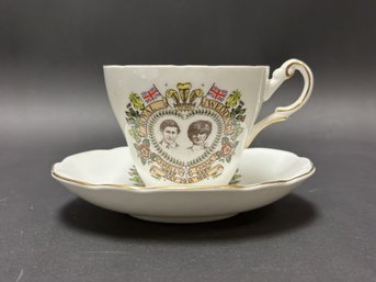 Commemorative Cup & Saucer: 1981 Royal Wedding, Charles & Di