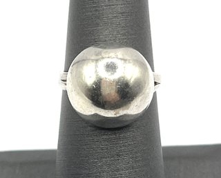 Vintage Sterling Silver Half Dome Ring, Size 6