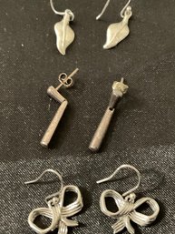 Lot Of Sterling Earrings