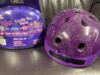 Purple Helmet With Extra Pads Totally Hot Helmet BRATZ