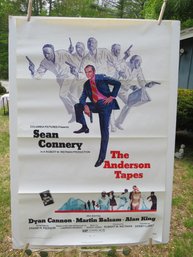 The Anderson Tapes Original Movie Poster 1971 Sean Connery