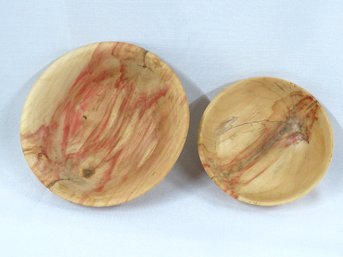 2 Turned Box Elder Bowls