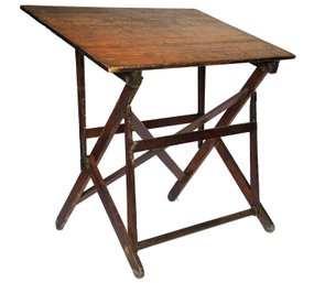 A Late 19th Century Oak Drafting Table By The Keuffel And Esser Co