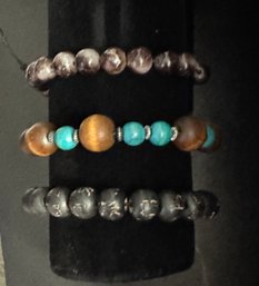 3 Beaded Bracelets