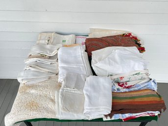Lot Of Misc Linens
