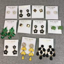 Lot Of 11 Pairs Of KATE SPADE Earrings - Retail Ranges From $22-$29 Per Pair - Obviously Brand New Unworn