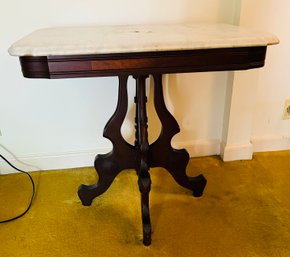 Antique Marble Top Table - Beautiful!