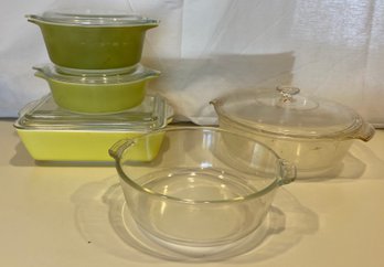 Vintage Pyrex Cookware And One Fire King