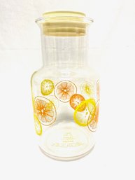Vintage Pyrex Glass Orange Juice Carafe