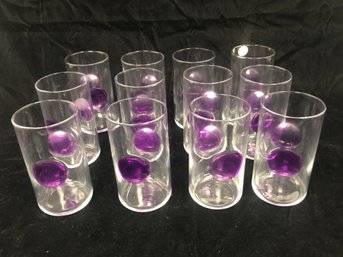 Set Of Art Deco Water Glasses - Set Of 12