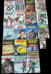 Vtg Lot Of 18 MAD Magazines From 1976-1987 & January 2001 & Dr. Jekyll & Mr. Mad Paperback (1975)