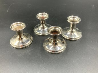 Sterling Candle Holders