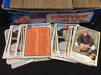 Vending Box Filled With 1973 Topps Baseball Cards - K