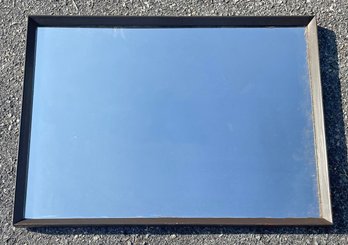 A Large Mid Century Painted Wood Framed Mirror