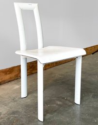 Antonio Mosca YCAMI Modern Chair, White Leather Seat