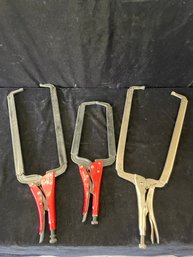 Face Clamp Locking Pliers Lot