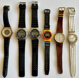 6 Watches: Swatch, Reflex, Timex, Digital & More
