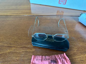 Antique Glasses In Case