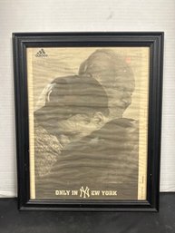 Advertisement From 1999 Of 1956 Mickey Mantle #7 NY Yankees For Adidas Sporting Goods          Mol Sp/WA-B