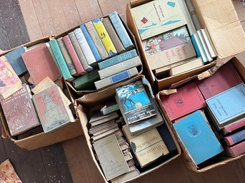 A Huge Collection Of Vintage Books